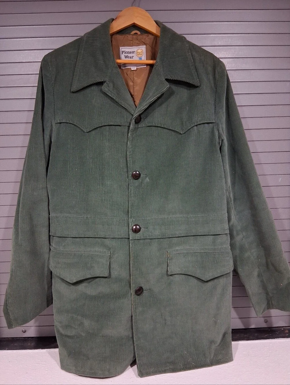 Vtg Pioneer Wear Corduroy Jacket